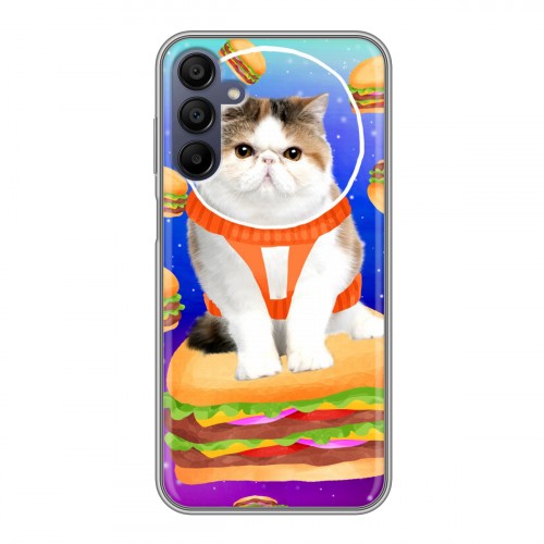 Дизайнерский силиконовый чехол для Samsung Galaxy A15 Космик кошки