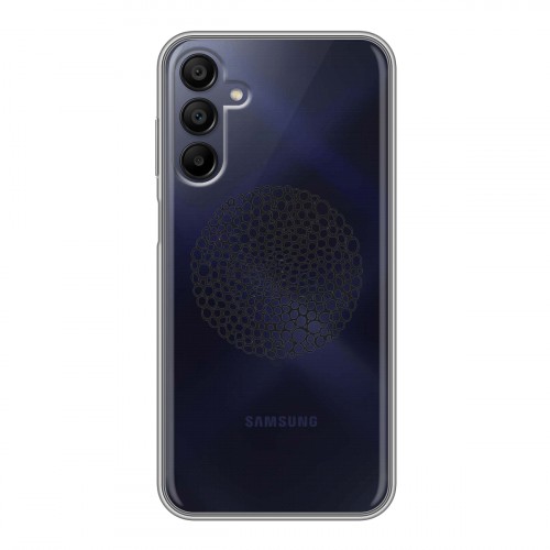 Полупрозрачный дизайнерский пластиковый чехол для Samsung Galaxy A15 Абстракции 5