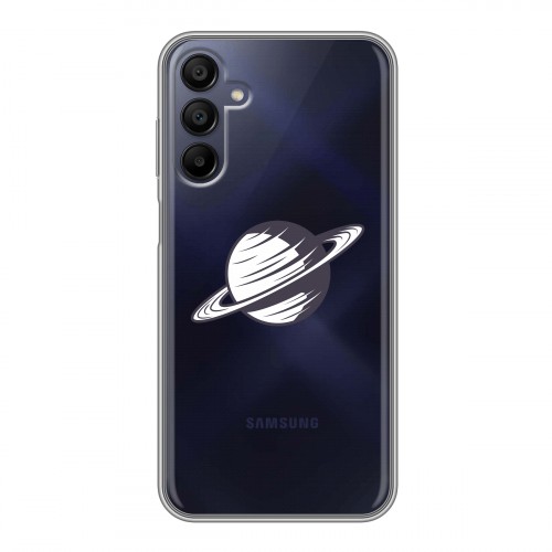 Полупрозрачный дизайнерский пластиковый чехол для Samsung Galaxy A15 Космос