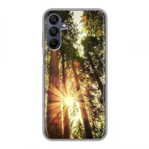 Дизайнерский силиконовый чехол для Samsung Galaxy A15 лес