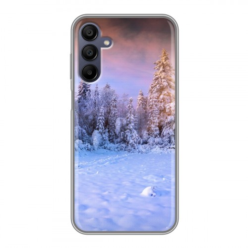 Дизайнерский силиконовый чехол для Samsung Galaxy A15 зима