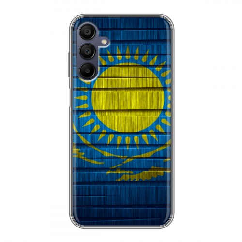 Дизайнерский силиконовый чехол для Samsung Galaxy A15 Флаг Казахстана