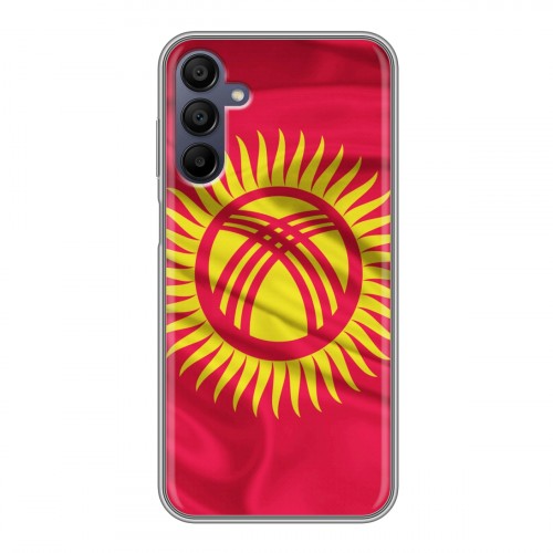 Дизайнерский силиконовый чехол для Samsung Galaxy A15 Флаг Киргизии