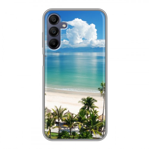 Дизайнерский силиконовый чехол для Samsung Galaxy A15 Пляж