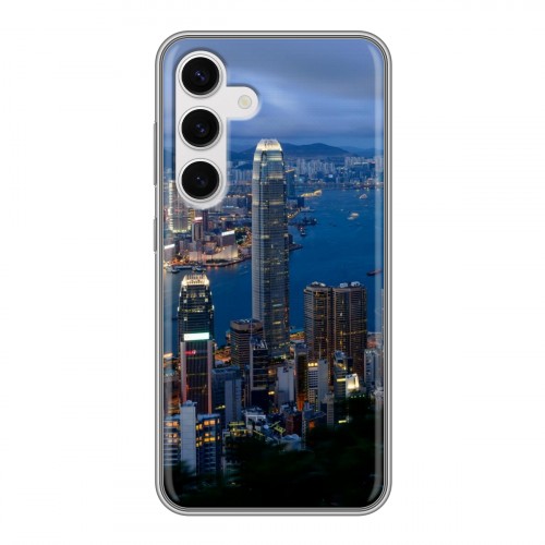 Дизайнерский силиконовый чехол для Samsung Galaxy S24 Гонконг