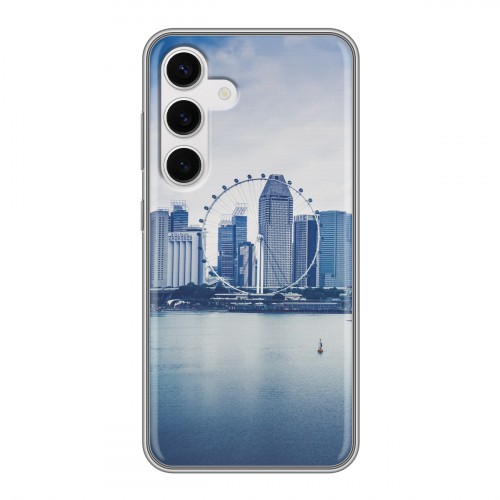 Дизайнерский силиконовый чехол для Samsung Galaxy S24 Сингапур