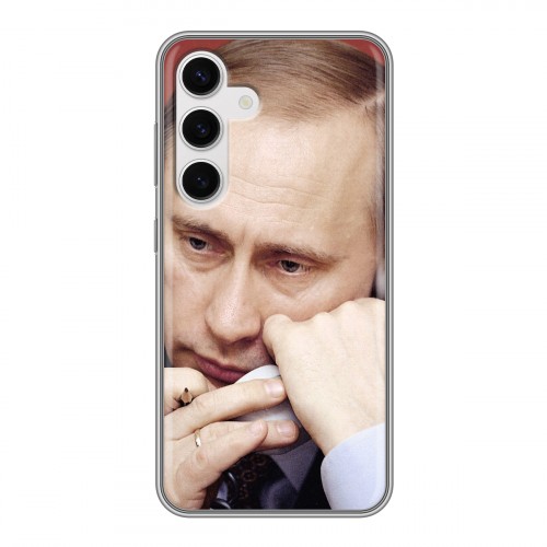Дизайнерский силиконовый чехол для Samsung Galaxy S24 В.В.Путин