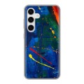 Дизайнерский силиконовый чехол для Samsung Galaxy S24 Мазки краски