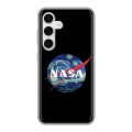Дизайнерский силиконовый чехол для Samsung Galaxy S24 NASA