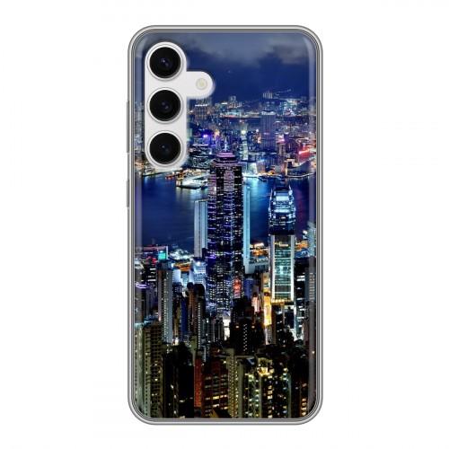 Дизайнерский пластиковый чехол для Samsung Galaxy S24 Гонконг