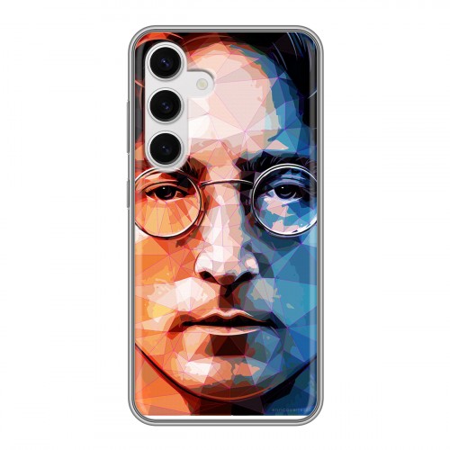 Дизайнерский силиконовый чехол для Samsung Galaxy S24 Джон Леннон