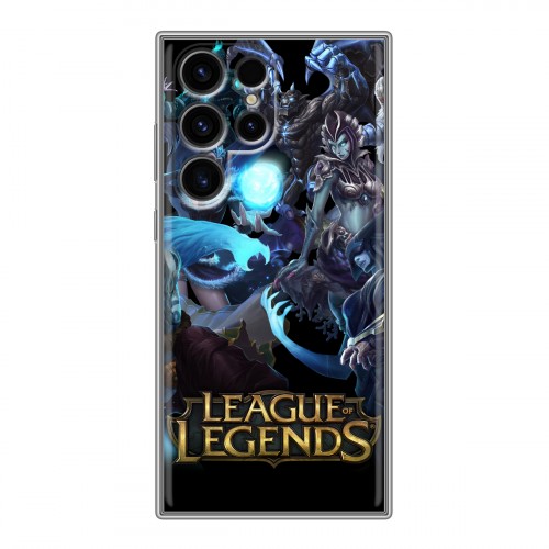 Дизайнерский силиконовый чехол для Samsung Galaxy S24 Ultra League of Legends