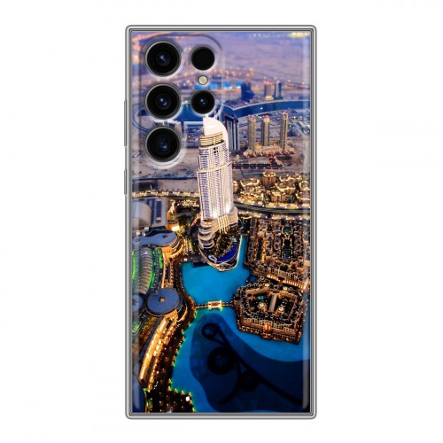 Дизайнерский силиконовый чехол для Samsung Galaxy S24 Ultra дубай