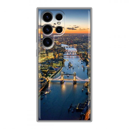Дизайнерский силиконовый чехол для Samsung Galaxy S24 Ultra Лондон