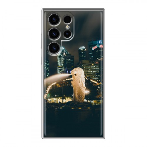 Дизайнерский силиконовый чехол для Samsung Galaxy S24 Ultra Сингапур