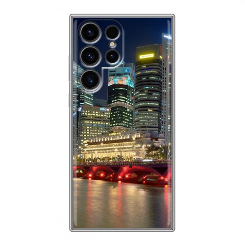 Дизайнерский силиконовый чехол для Samsung Galaxy S24 Ultra Сингапур