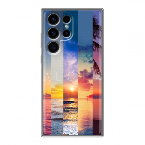 Дизайнерский пластиковый чехол для Samsung Galaxy S24 Ultra Hawaii