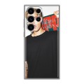 Дизайнерский силиконовый чехол для Samsung Galaxy S24 Ultra Джастин Бибер