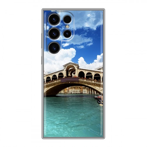 Дизайнерский силиконовый чехол для Samsung Galaxy S24 Ultra Венеция