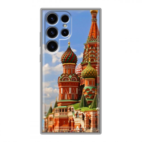 Дизайнерский силиконовый чехол для Samsung Galaxy S24 Ultra Москва