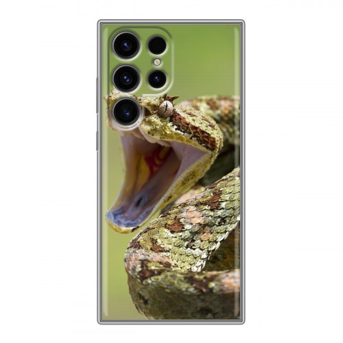 Дизайнерский силиконовый чехол для Samsung Galaxy S24 Ultra Змеи