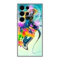 Дизайнерский силиконовый чехол для Samsung Galaxy S24 Ultra Попугаи