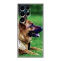 Дизайнерский силиконовый чехол для Samsung Galaxy S24 Ultra Собаки