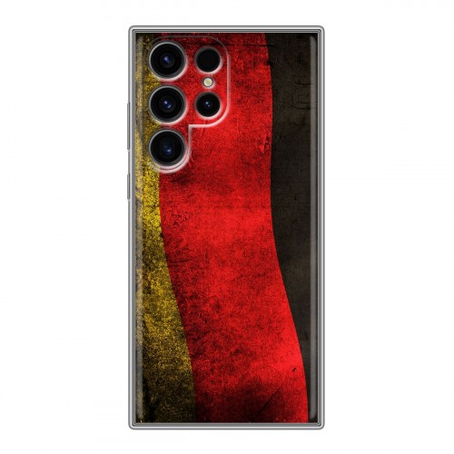 Дизайнерский силиконовый чехол для Samsung Galaxy S24 Ultra Флаг Германии