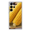 Дизайнерский силиконовый чехол для Samsung Galaxy S24 Ultra Кукуруза