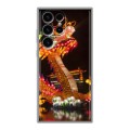 Дизайнерский силиконовый чехол для Samsung Galaxy S24 Ultra Китайский Новый Год