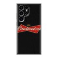 Дизайнерский силиконовый чехол для Samsung Galaxy S24 Ultra Budweiser