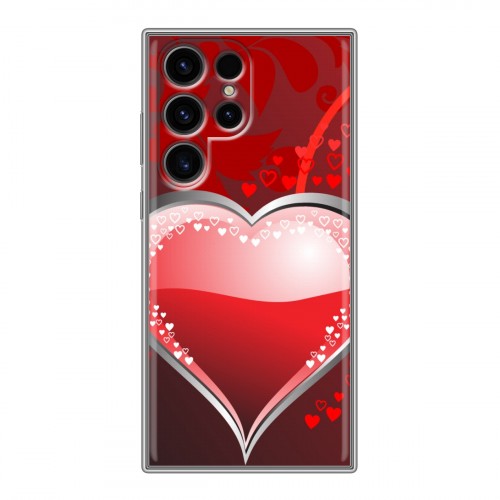 Дизайнерский силиконовый чехол для Samsung Galaxy S24 Ultra День Святого Валентина