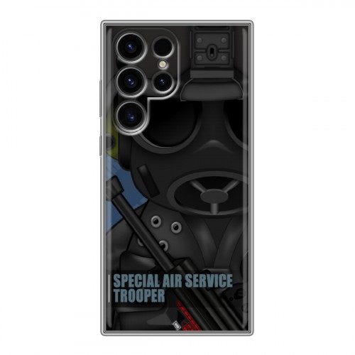 Дизайнерский силиконовый чехол для Samsung Galaxy S24 Ultra Армейцы мультяшки
