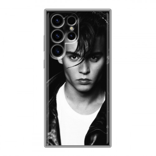 Дизайнерский силиконовый чехол для Samsung Galaxy S24 Ultra Джонни Депп