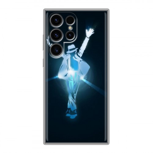 Дизайнерский силиконовый чехол для Samsung Galaxy S24 Ultra Майкл Джексон