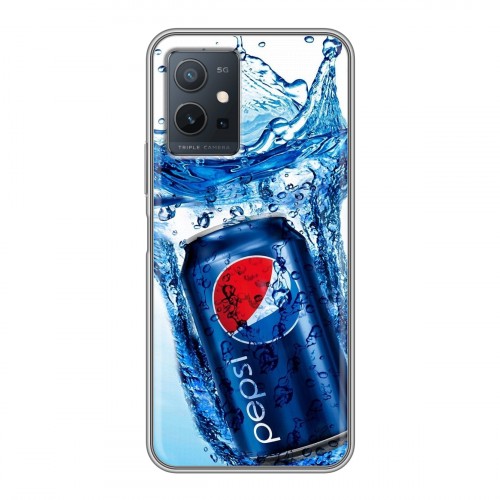 Дизайнерский силиконовый чехол для Vivo Y55 5G Pepsi