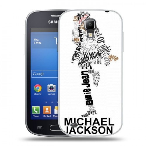 Дизайнерский пластиковый чехол для Samsung Galaxy S4 Active Майкл Джексон