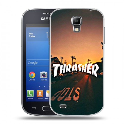 Дизайнерский пластиковый чехол для Samsung Galaxy S4 Active Скейтер стиль