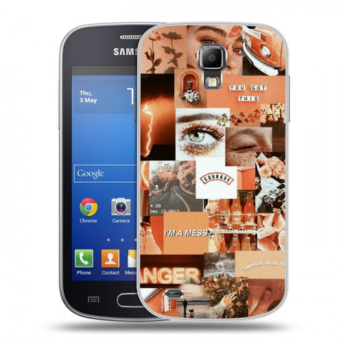 Дизайнерский пластиковый чехол для Samsung Galaxy S4 Active Коллаж