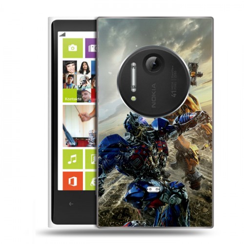 Дизайнерский пластиковый чехол для Nokia Lumia 1020 Трансформеры