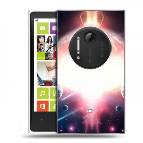 Дизайнерский пластиковый чехол для Nokia Lumia 1020 Астероиды