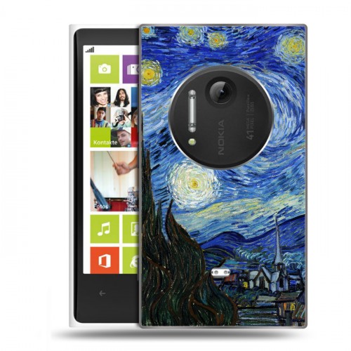 Дизайнерский пластиковый чехол для Nokia Lumia 1020 Звездная ночь