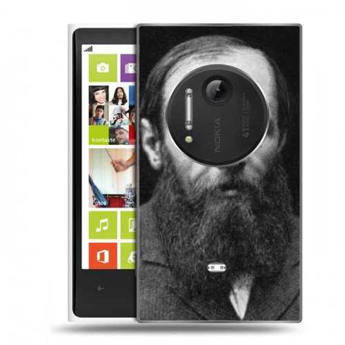 Дизайнерский пластиковый чехол для Nokia Lumia 1020 Федор Достоевский