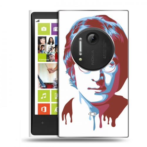 Дизайнерский пластиковый чехол для Nokia Lumia 1020 Джон Леннон
