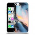 Дизайнерский пластиковый чехол для Iphone 5c Мраморные узоры