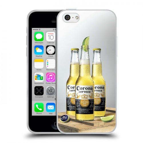 Дизайнерский пластиковый чехол для Iphone 5c Corona