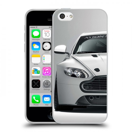 Дизайнерский пластиковый чехол для Iphone 5c Aston Martin