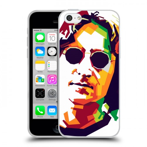 Дизайнерский пластиковый чехол для Iphone 5c Джон Леннон