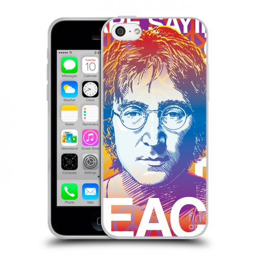 Дизайнерский пластиковый чехол для Iphone 5c Джон Леннон