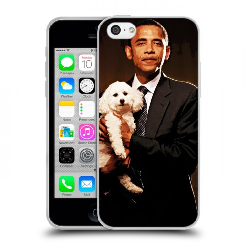 Дизайнерский пластиковый чехол для Iphone 5c Барак Обама